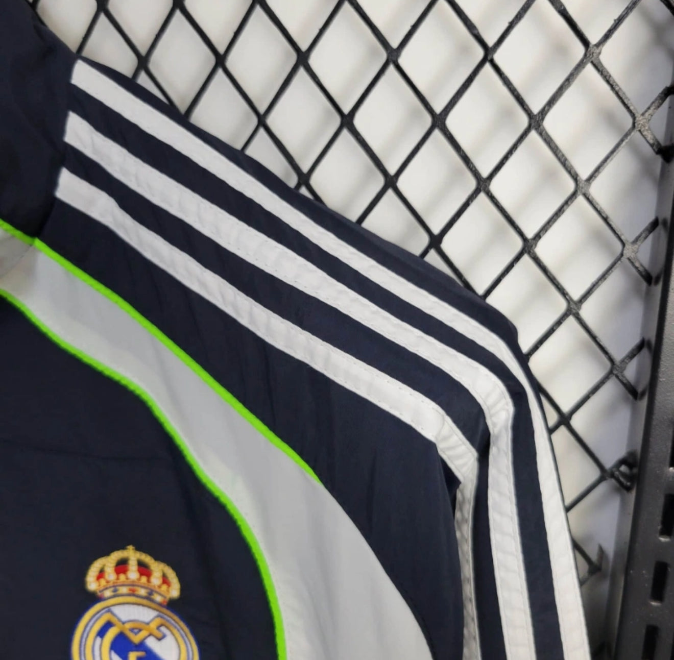 Retro Real Madrid Windbreaker