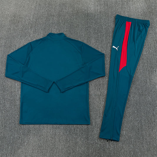 Portugal Green 1/4 Zip Tracksuit