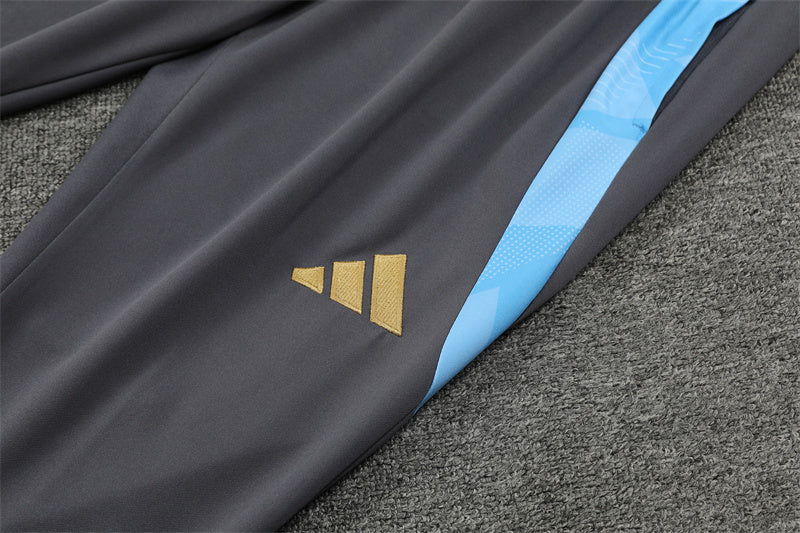 2025 Argentina Grey 1/4 Zip Tracksuit