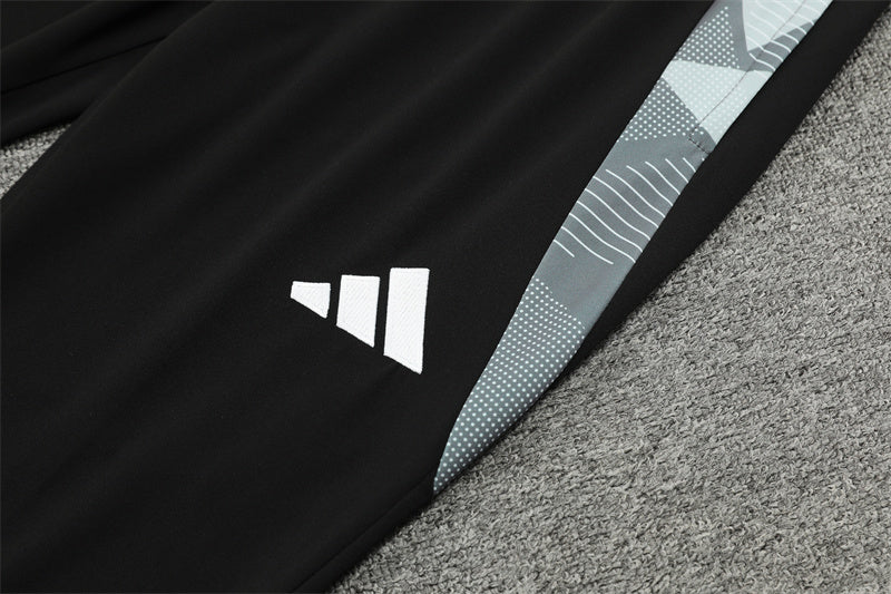2025 Italy Black 1/4 Zip Tracksuit