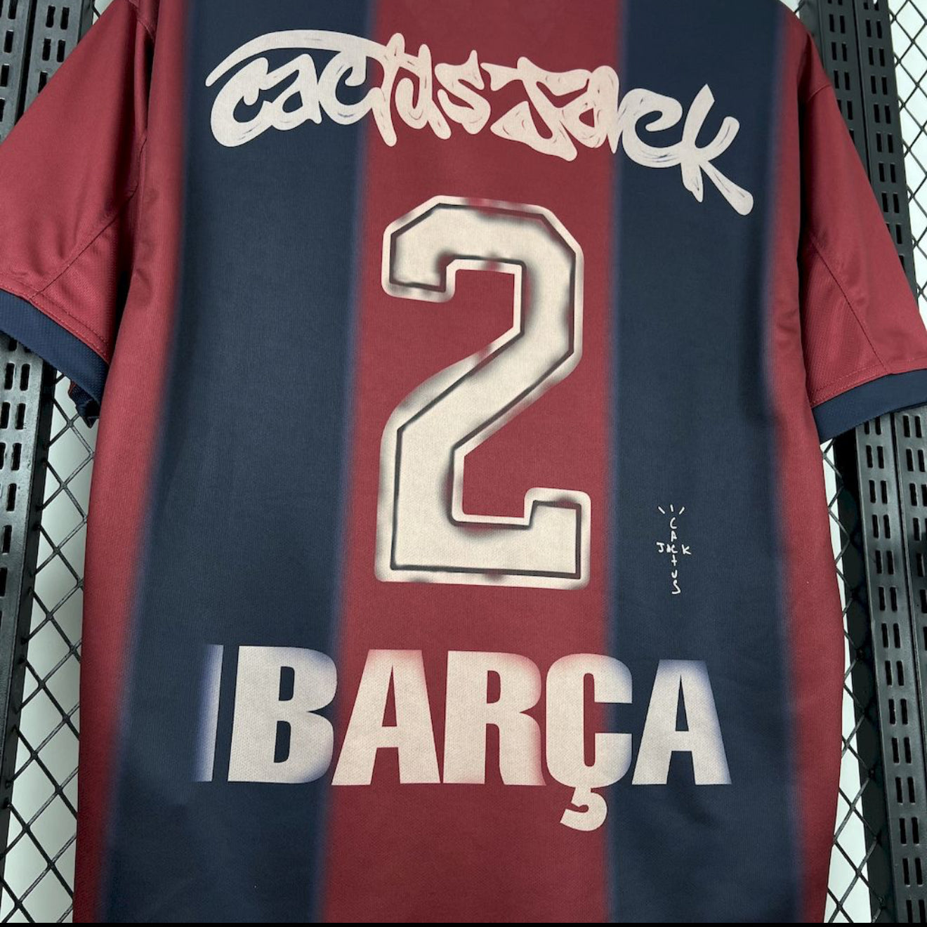 Barcelona x Travis Scott (Cactus Jack) Retro Jersey