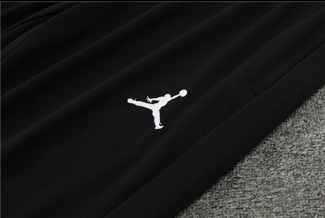 24/25 Jordan x PSG Grey And Pink 1/4 Zip Tracksuit