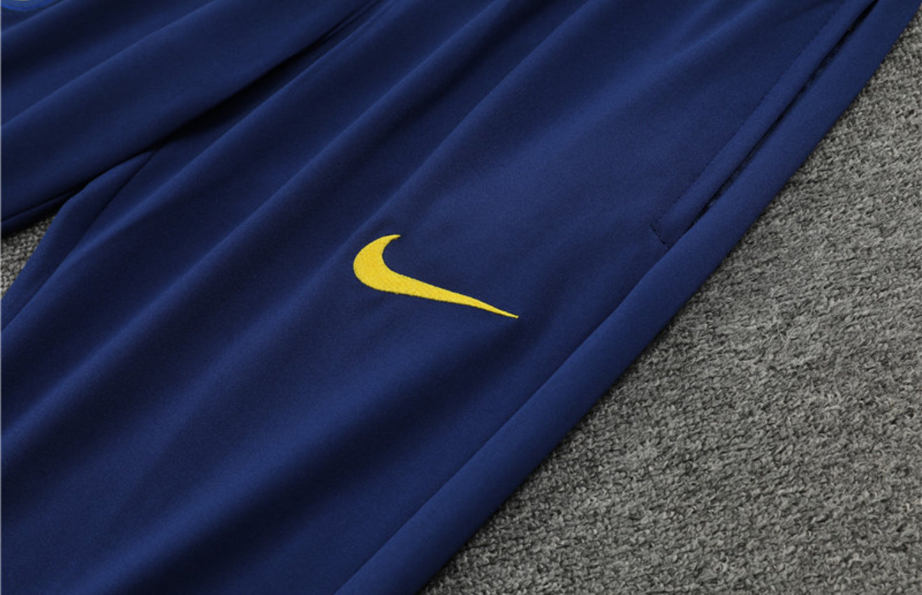 2025 Brazil Yellow, Green And Blue 1/4 Zip Tracksuit