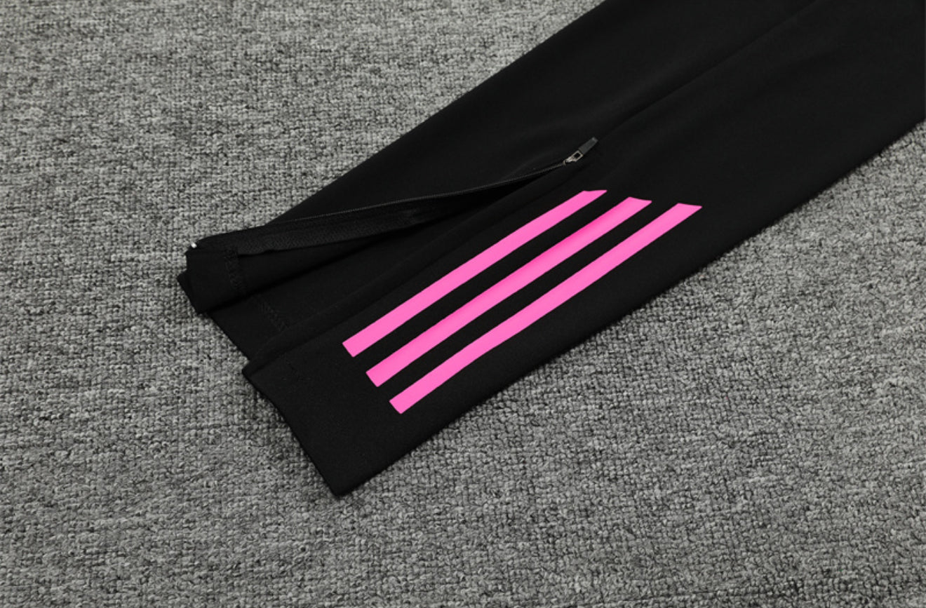 24/25 Real Madrid Pink 1/4 Zip Tracksuit