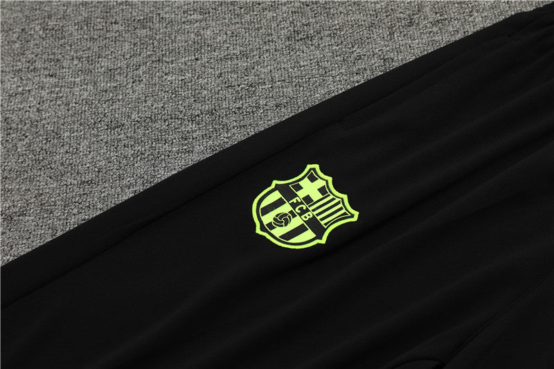 24/25 FC Barcelona Blue And Black 1/4 Zip Tracksuit