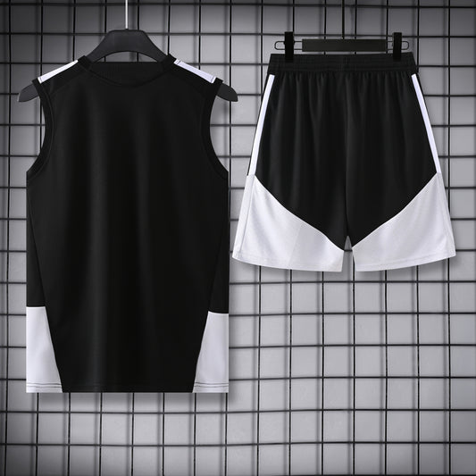 26/27 Real Madrid Black/Grey Vest Training Set