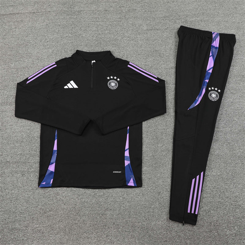 2025 Germany Black 1/4 Zip Tracksuit