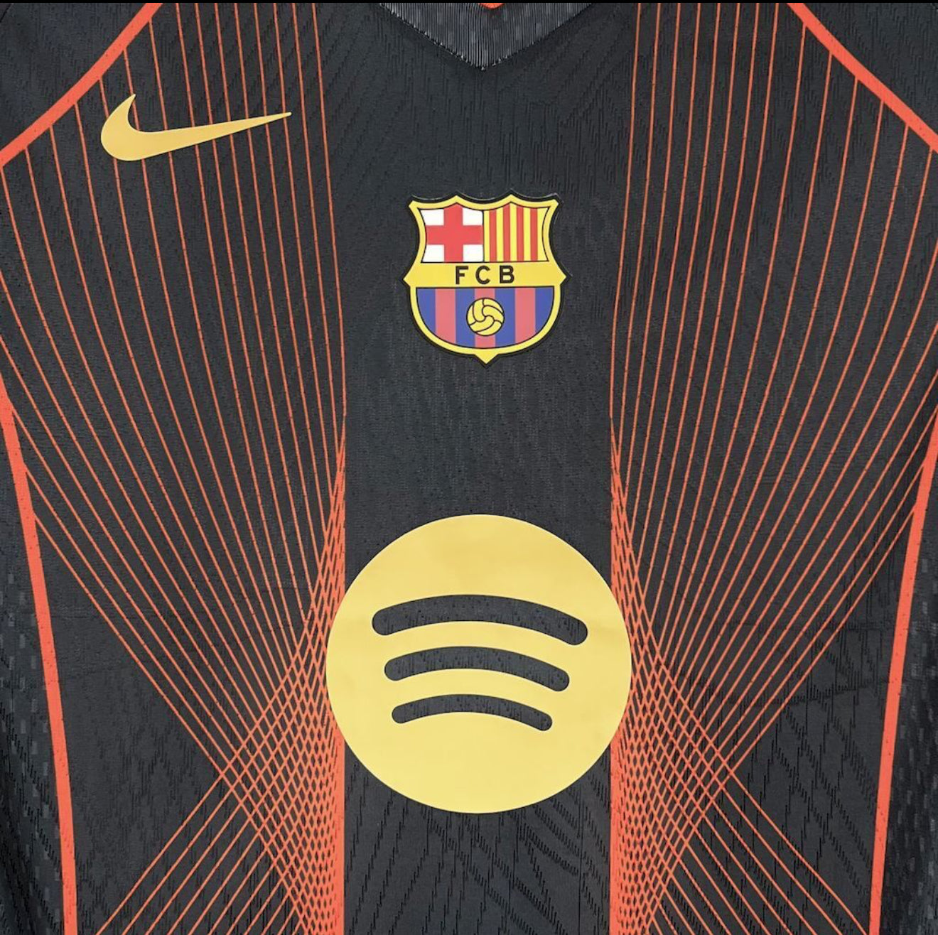 FC Barcelona Black/Orange Limited Edition Jersey