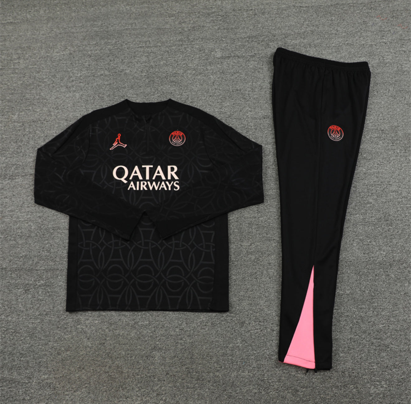 24/25 Jordan x PSG “Parisian Pink” 1/4 Zip Tracksuit