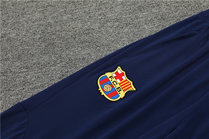 23/24 FC Barcelona Blue 1/4 Zip Tracksuit