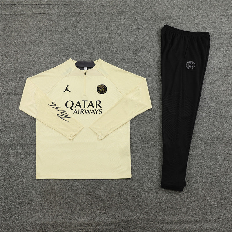 23/24 Jordan x PSG Stone 1/4 Zip Tracksuit