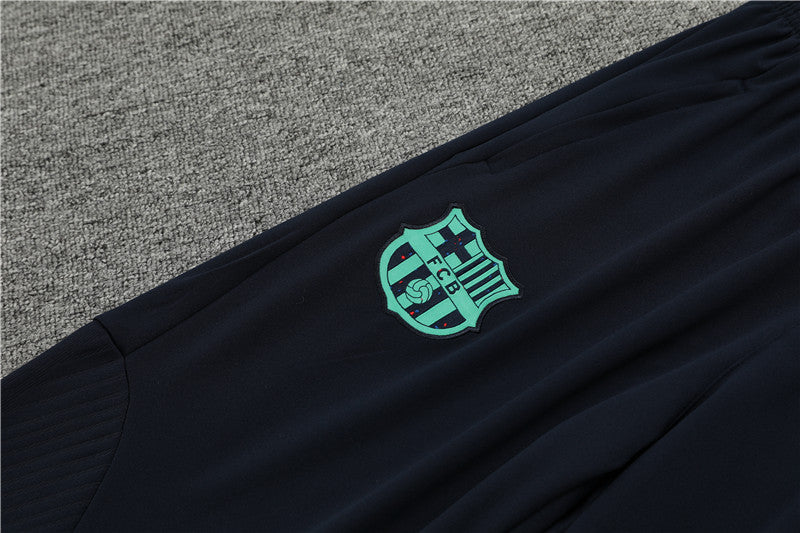 23/24 FC Barcelona Blue Camo 1/4 Zip Tracksuit