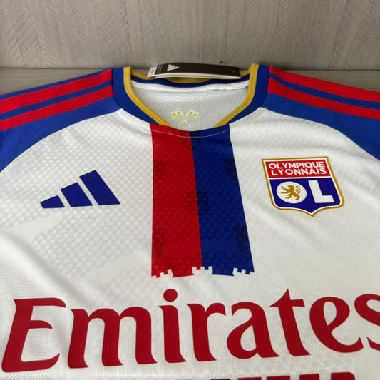 26/27 Olympic Lyon Home Jersey (Players Version)