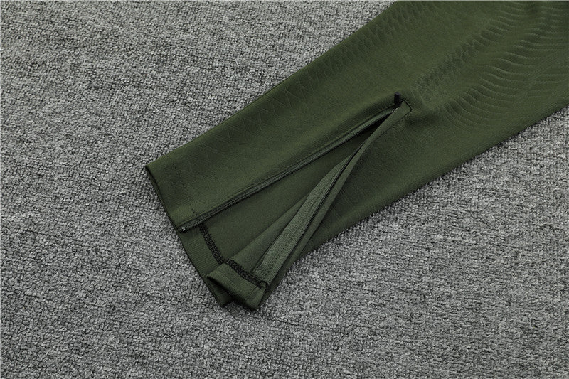 23/24 Jordan x PSG Dark Green 1/4 Zip Tracksuit