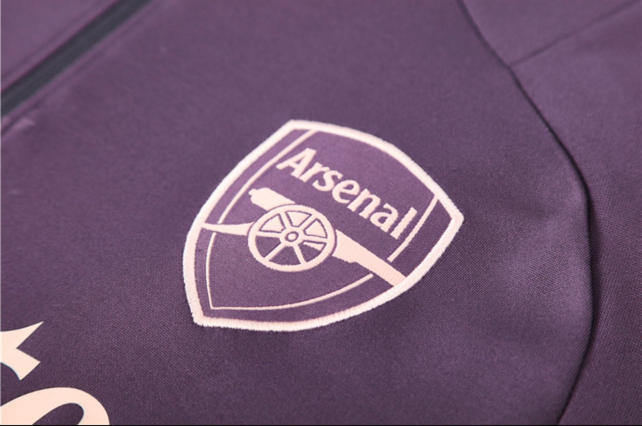 24/25 Arsenal FC Purple 1/4 Zip Tracksuit