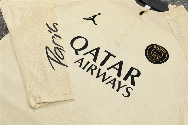 23/24 Jordan x PSG Stone 1/4 Zip Tracksuit