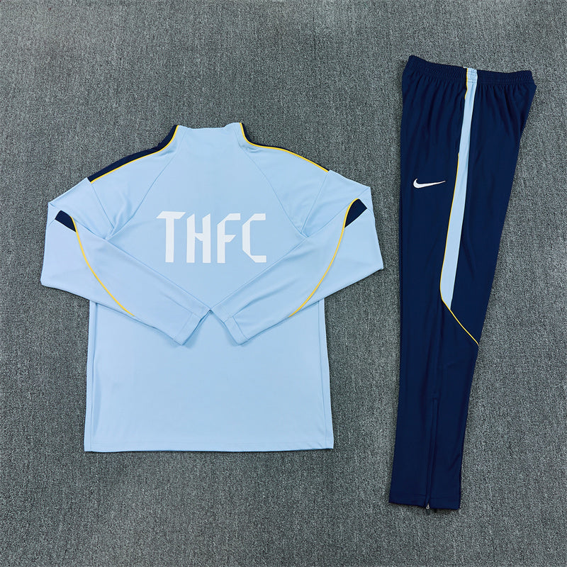 Tottenham Light Blue 1/4 Zip Tracksuit