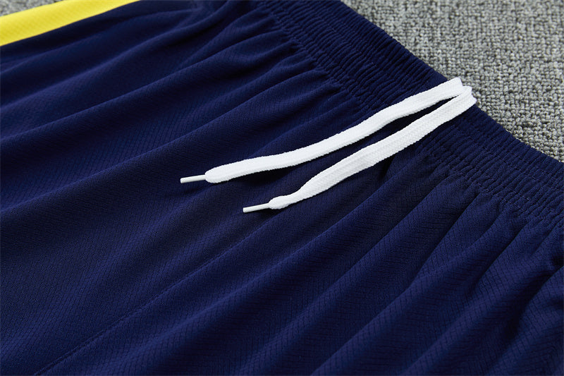 Brazil x Jordan Dark Blue/Yellow Shorts Training Set