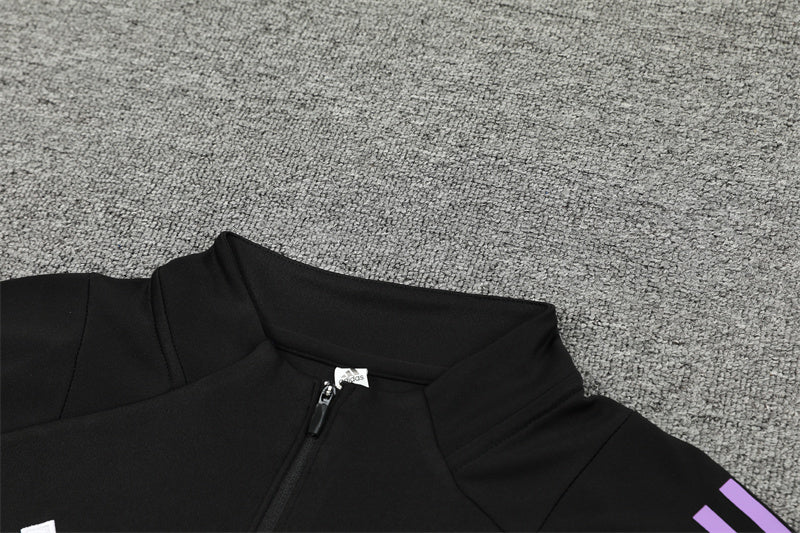 2025 Germany Black 1/4 Zip Tracksuit
