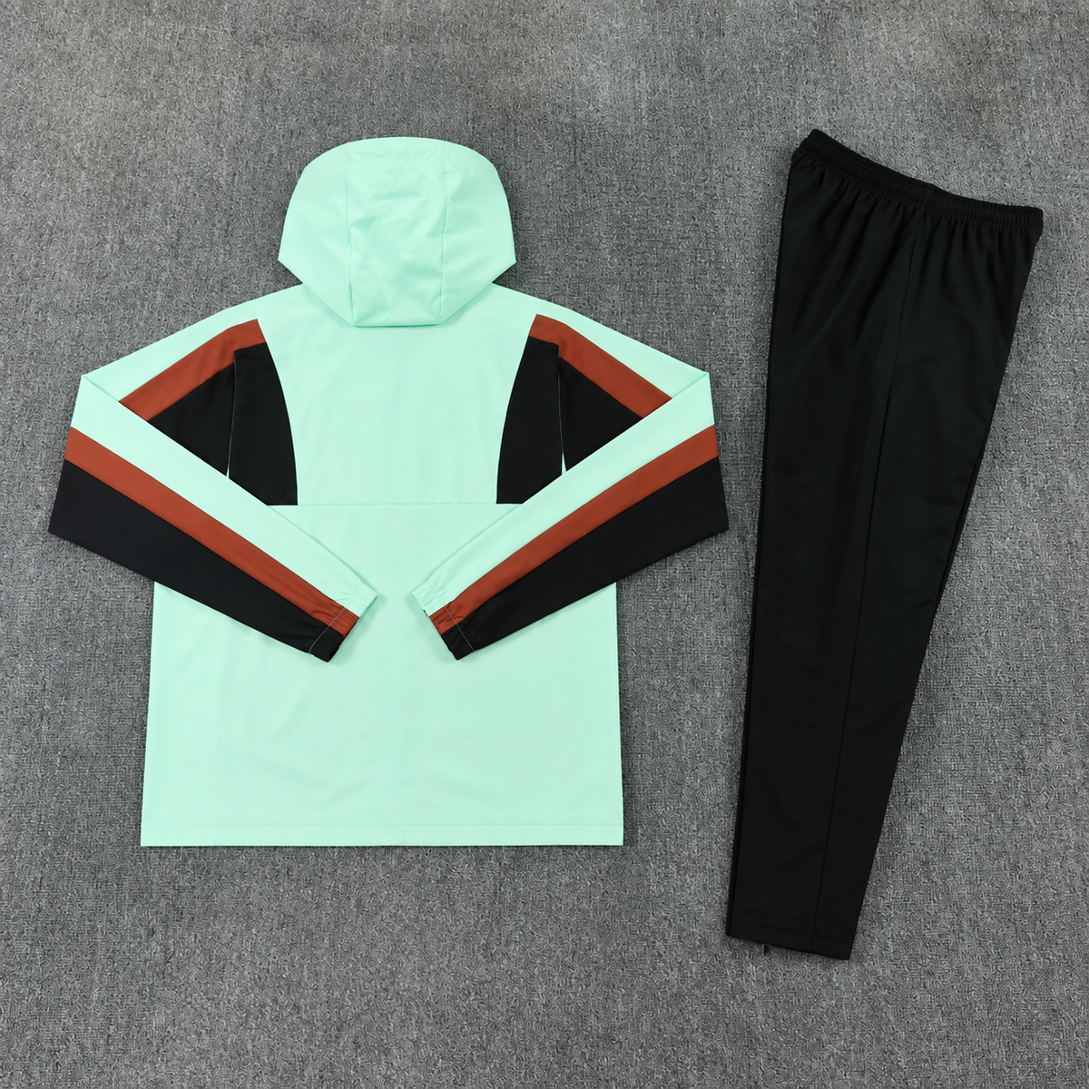 France Mint, Black And Brown Tracksuit