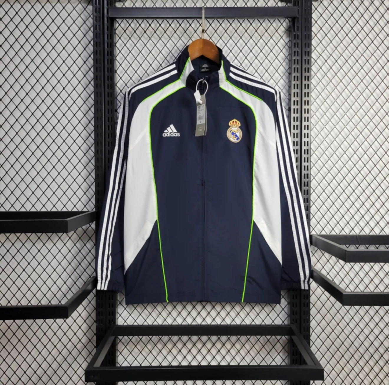 Retro Real Madrid Windbreaker