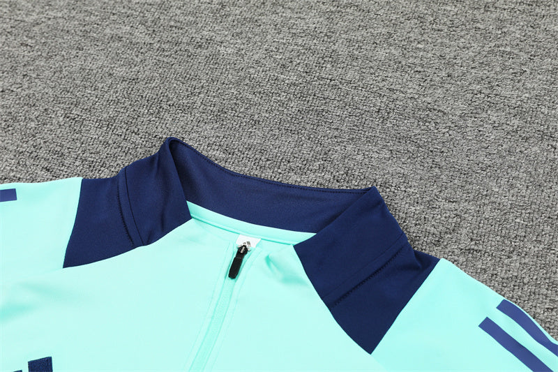 24/25 Arsenal FC Light Blue 1/4 Zip Tracksuit