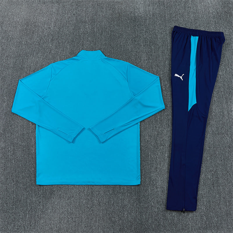 PSV Blue 1/4 Zip Tracksuit
