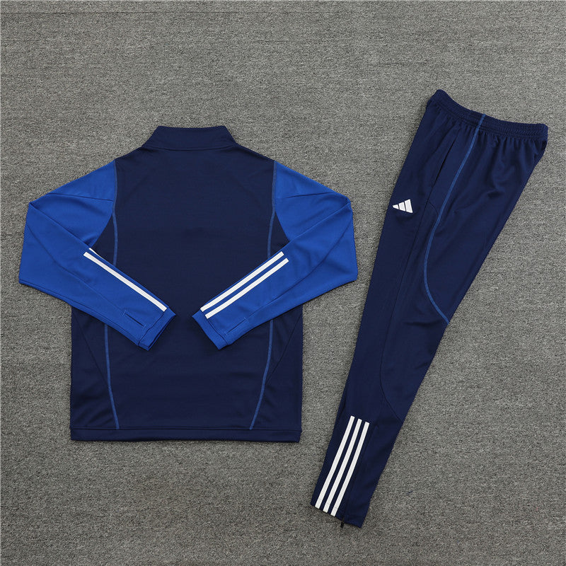 23/24 Manchester United Dark Blue 1/4 Zip Tracksuit