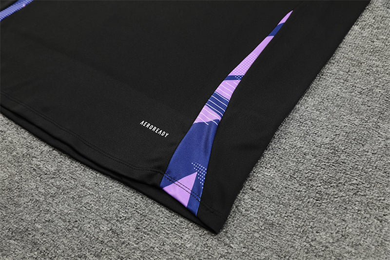 2025 Germany Black 1/4 Zip Tracksuit