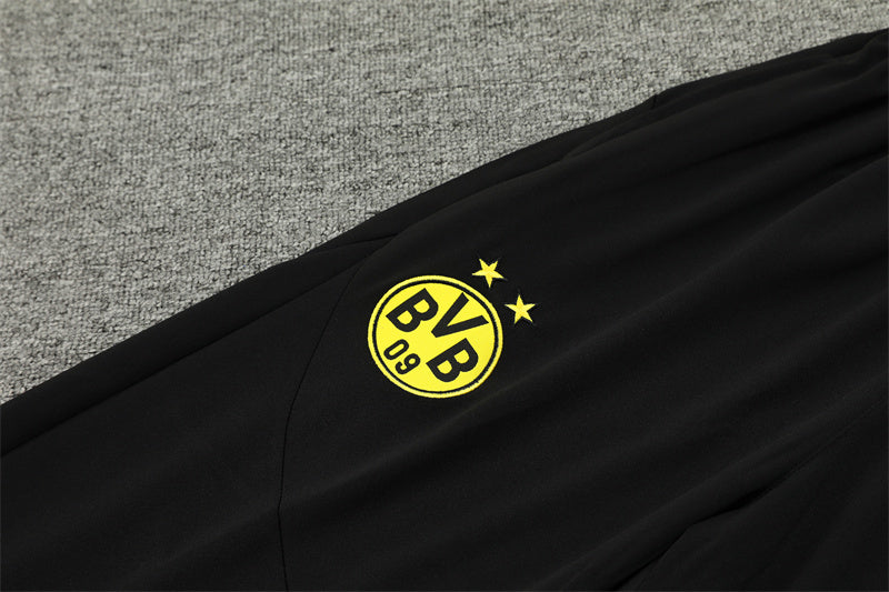 24/24 Borussia Dortmund Black And Yellow 1/4 Zip Tracksuit