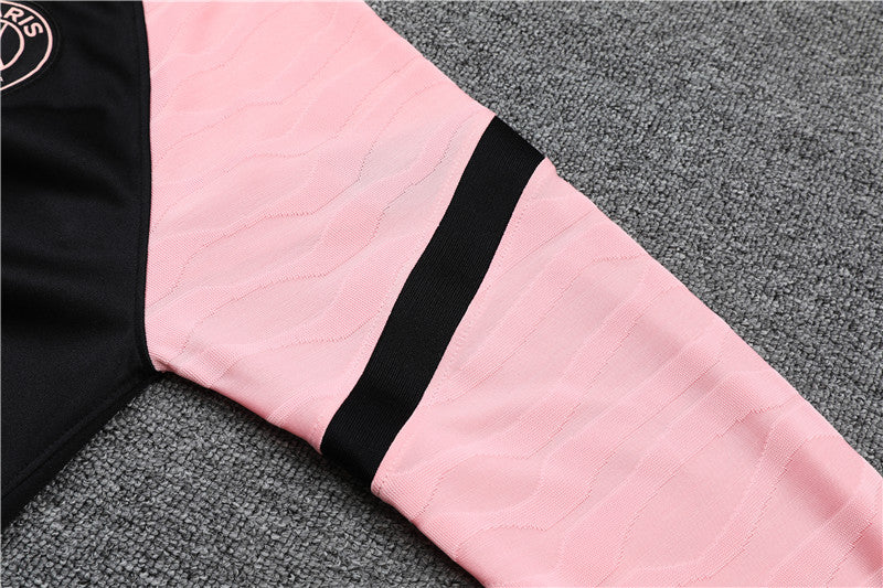 21/22 PSG Pink And Black 1/4 Zip Tracksuit