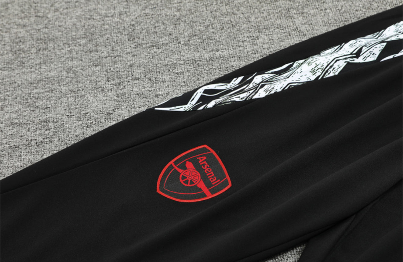 24/25 Arsenal FC Black, Green And Red Tracksuit