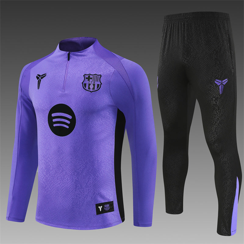 FC Barcelona x Kobe Bryant Purple 1/4 Zip Tracksuit