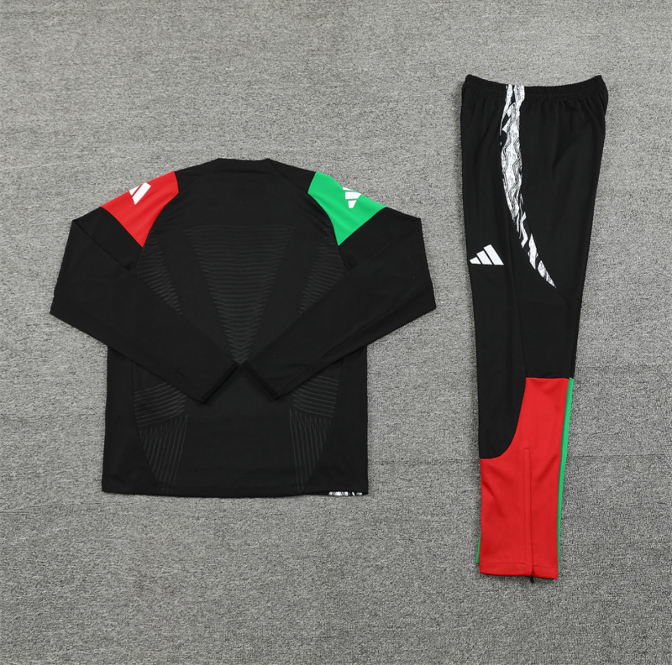 24/25 Arsenal FC Black, Green And Red Tracksuit
