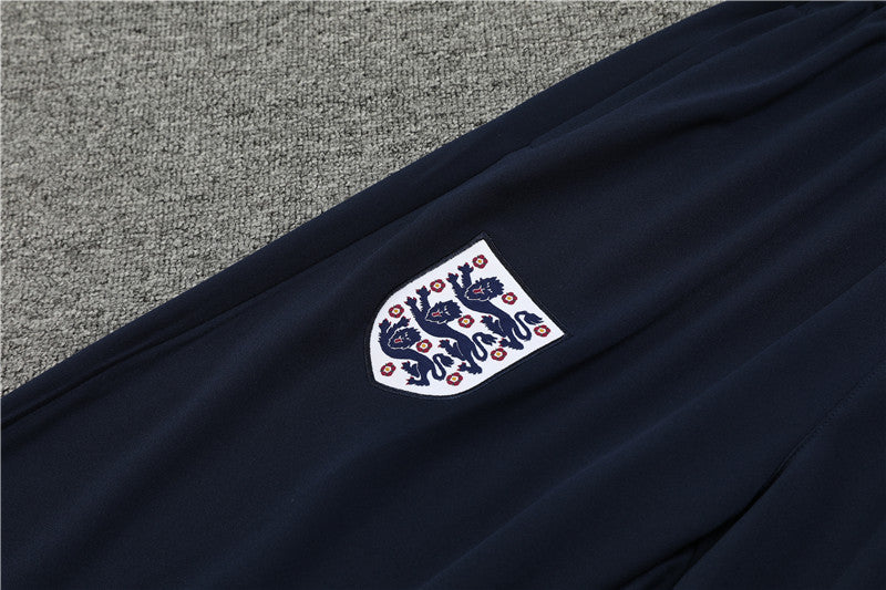 2025 England Dark Blue 1/4 Zip Tracksuit