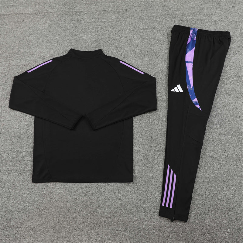 2025 Germany Black 1/4 Zip Tracksuit