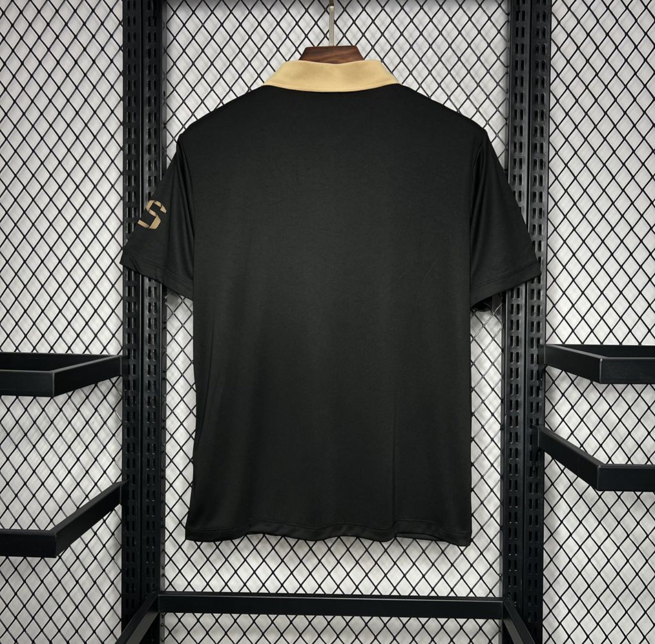 2024 FC Barcelona Black And Gold Polo Shirt