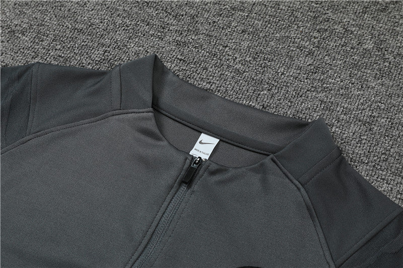 21/22 PSG Dark Grey 1/4 Zip Training Tracksuit