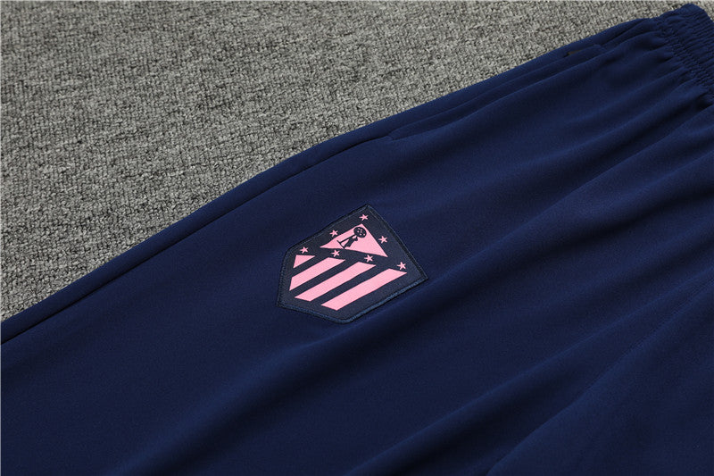 24/25 Atletico Madrid Pink And Blue 1/4 Zip Tracksuit