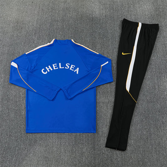 Chelsea Blue And Black 1/4 Zip Tracksuit