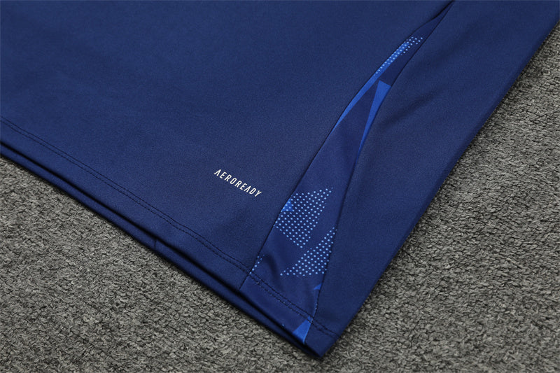 2025 Italy Blue 1/4 Zip Tracksuit