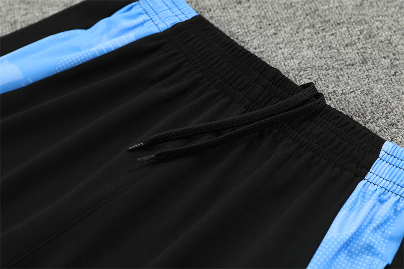2025 Argentina Black 1/4 Zip Tracksuit