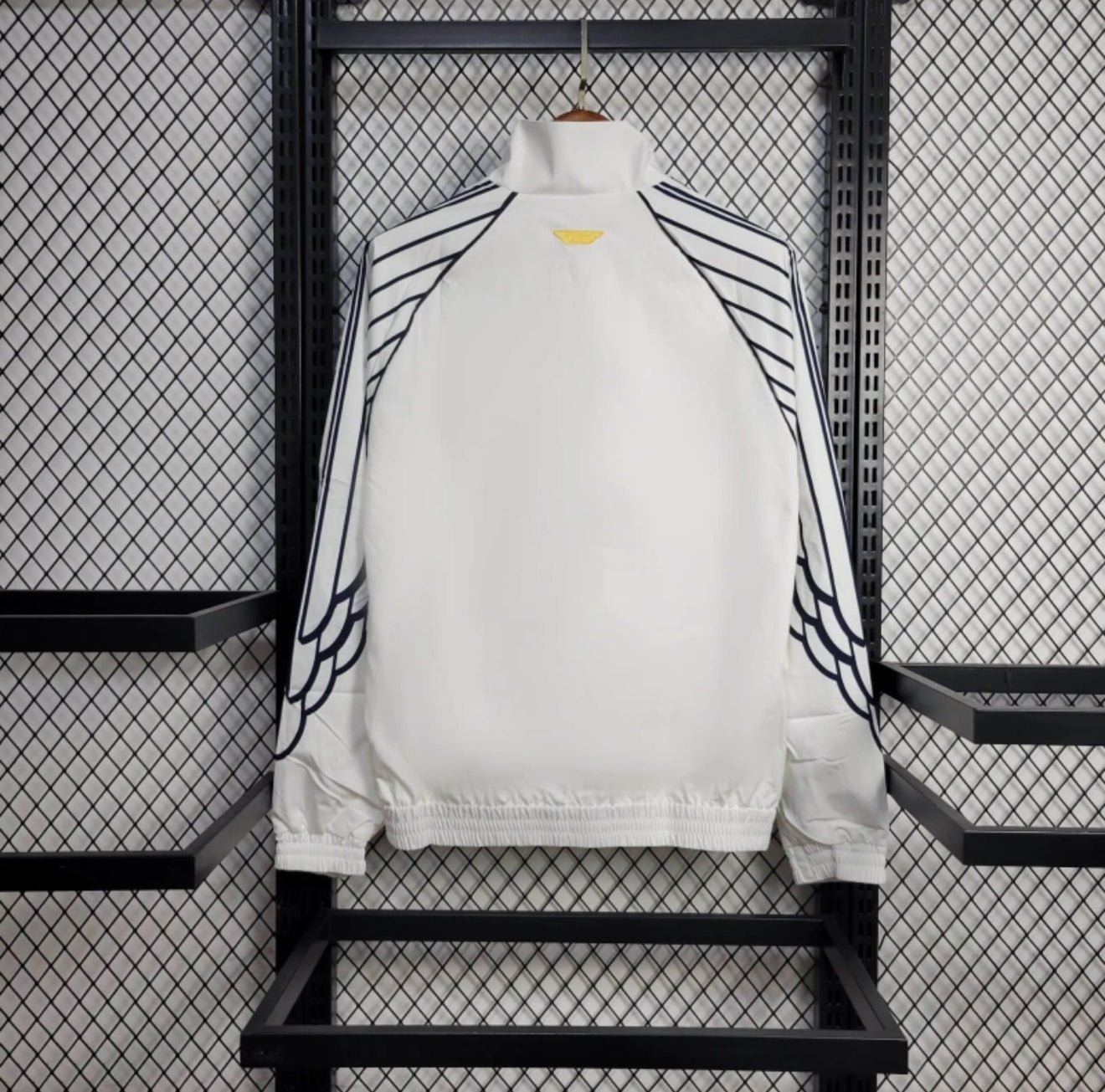 PSG x Air Jordan White/Blue Windbreaker