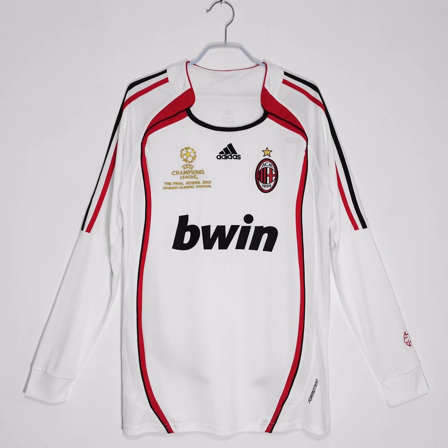 06/07 AC Milan Retro Away Jersey UCL Final Edition (Long Sleeve)