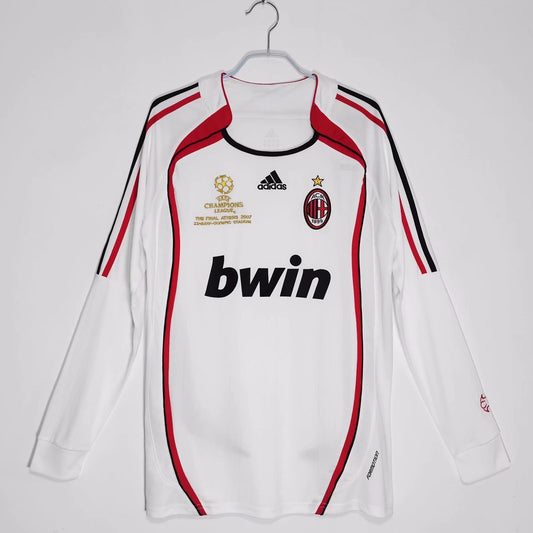 06/07 AC Milan Retro Away Jersey UCL Final Edition (Long Sleeve)