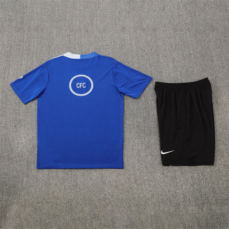 Chelsea T90 Blue Shorts Training Set