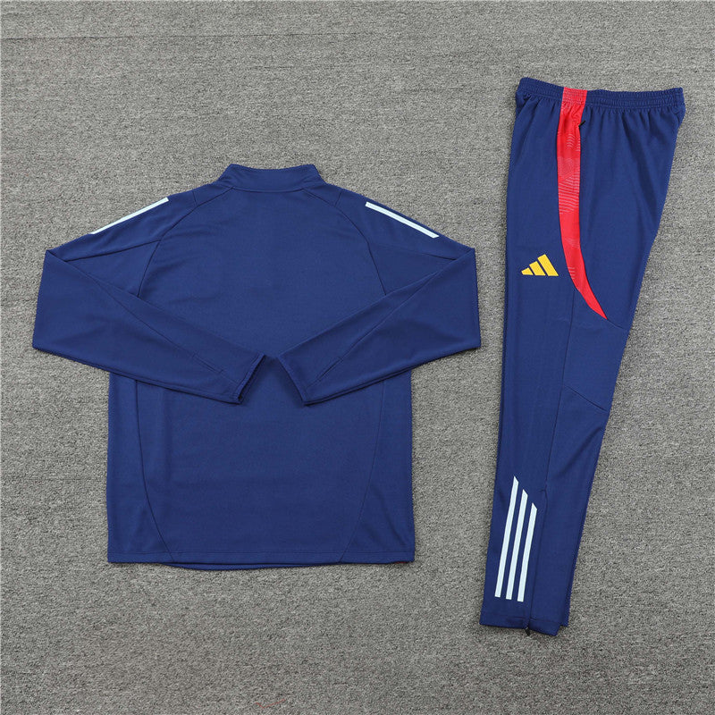 2025 Spain Blue 1/4 Zip Tracksuit