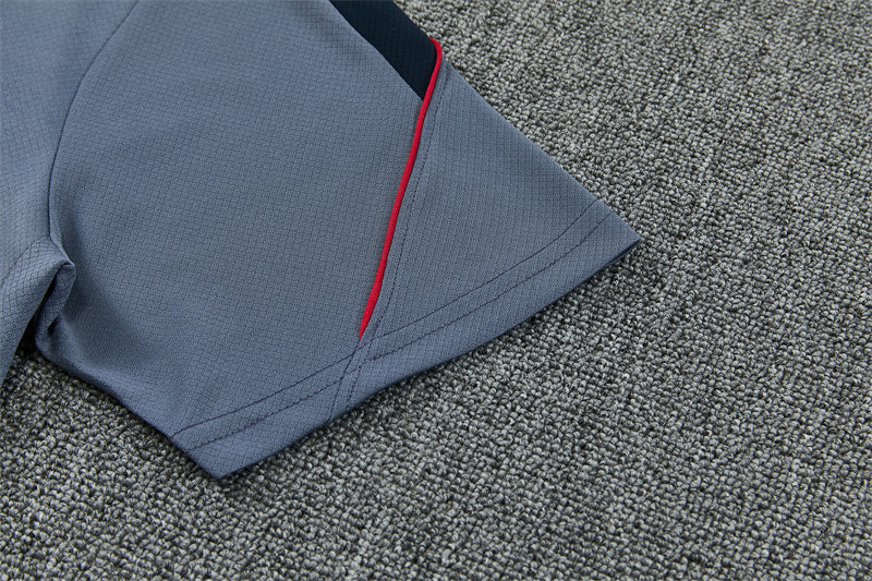 England Grey/Blue Shorts Training Set