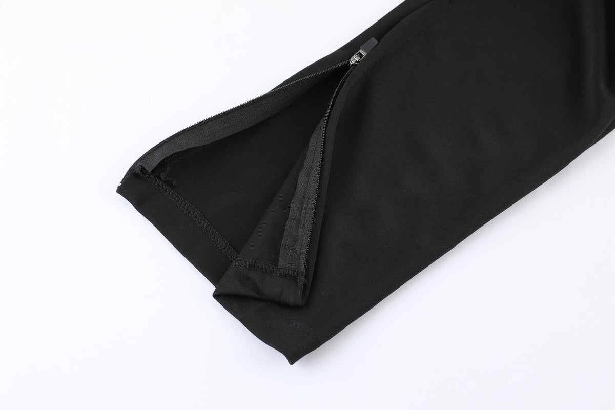 Nike Black And Green 1/4 Zip Dri-Fit Tracksuit