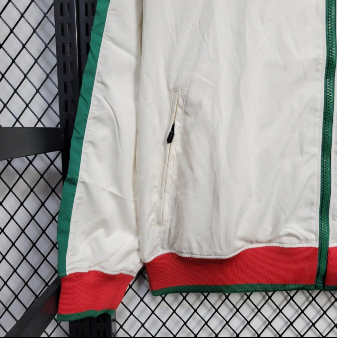 Portugal Cream/Red/Green Windbreaker